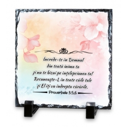 Piatra ardezie mesaj, Increde-te in Domnul!